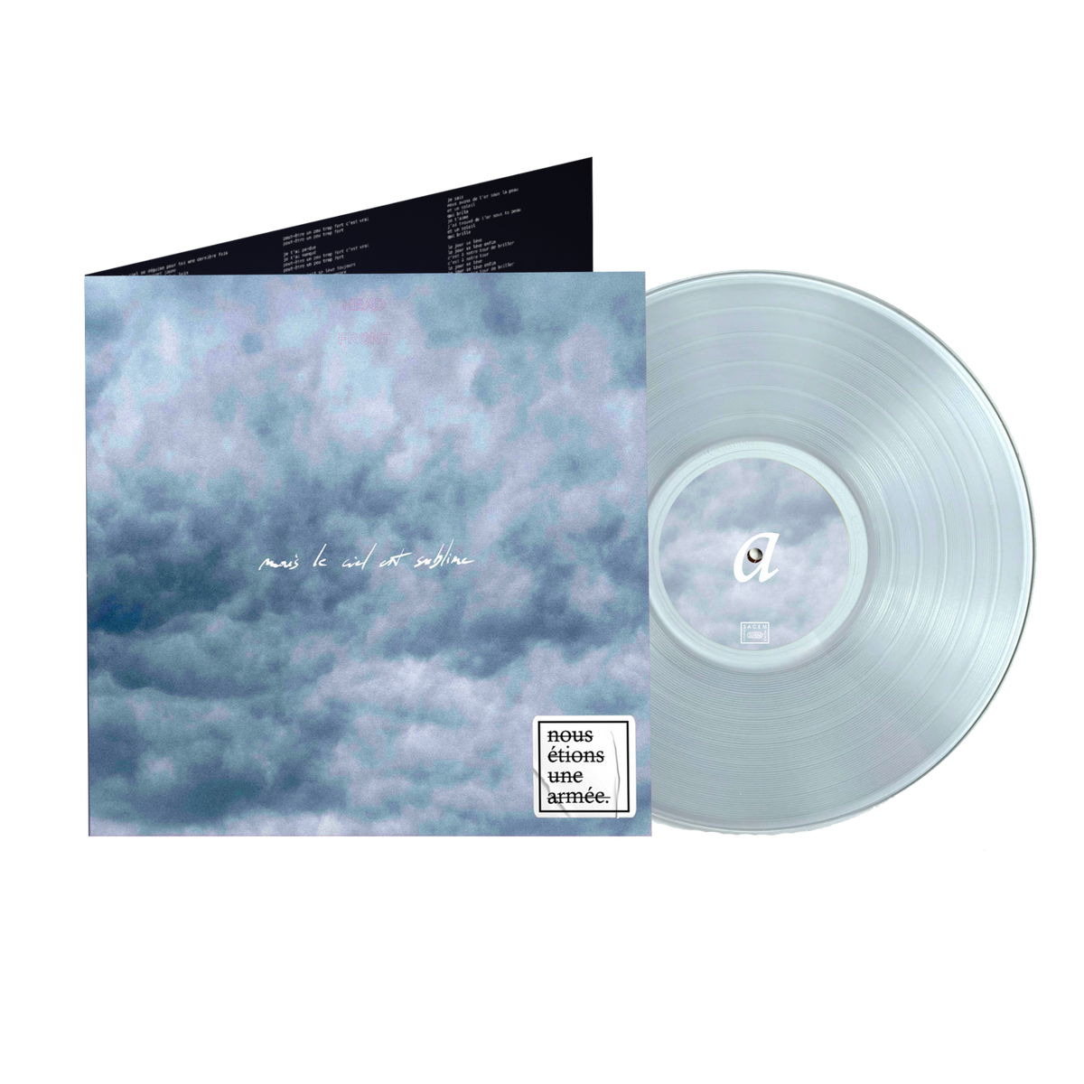 Vinyle transparent – mais le ciel est sublime (Album, 33T)