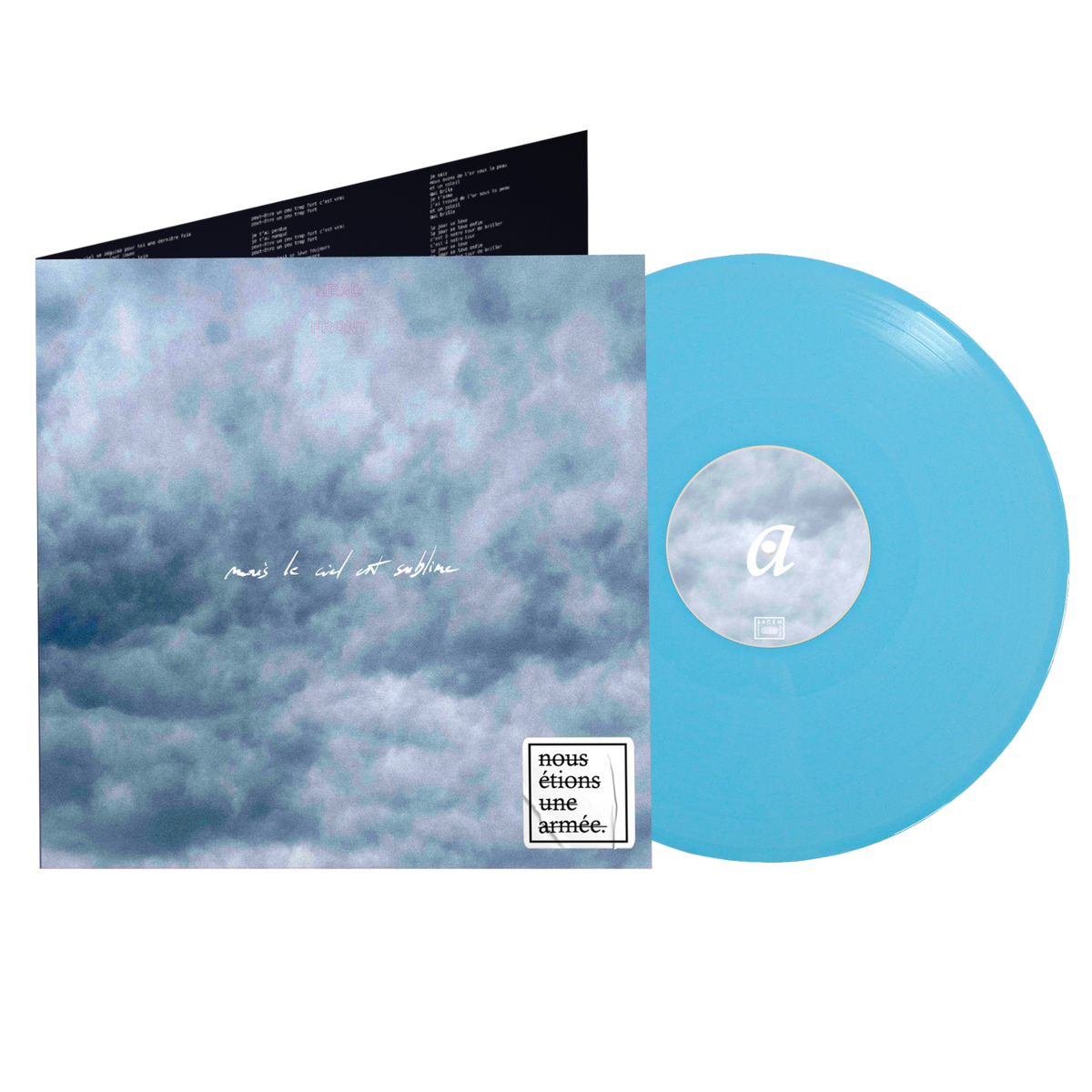 Vinyle bleu – mais le ciel est sublime (Album, 33T) // PRÉCOMMANDE (expédition en novembre)